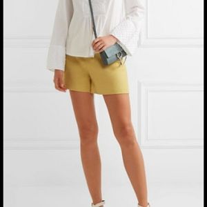 Theory Terrytown Stretch Linen/Wool Shorts